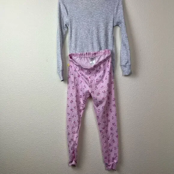 Laura Ashley Toddler Pink/Gray Ditsy Floral Sleep Set size 4 t - Picture 3 of 6